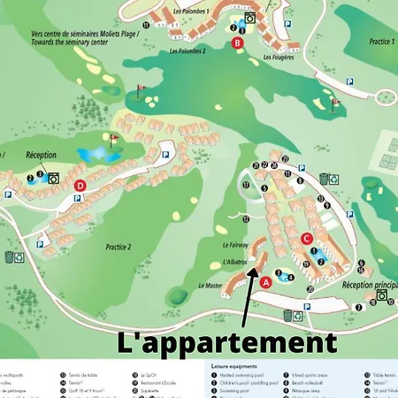 L'appart Vue Golf Piscines Nature Ocean A Lejlighed Moliets-et-Maa